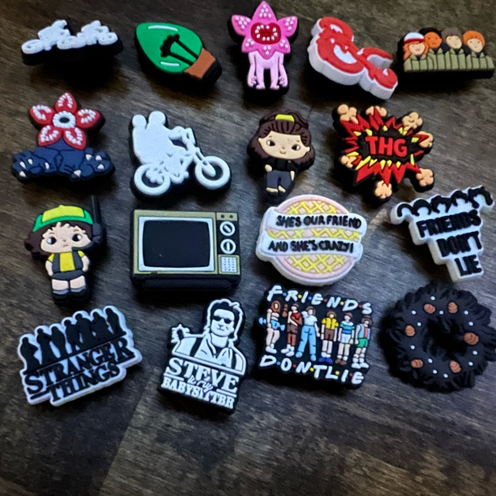 Stranger Things Croc Charm Set